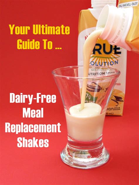 best dairy free meal replacement shakes