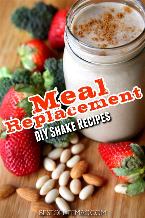 diy meal replacement shakes for weight loss