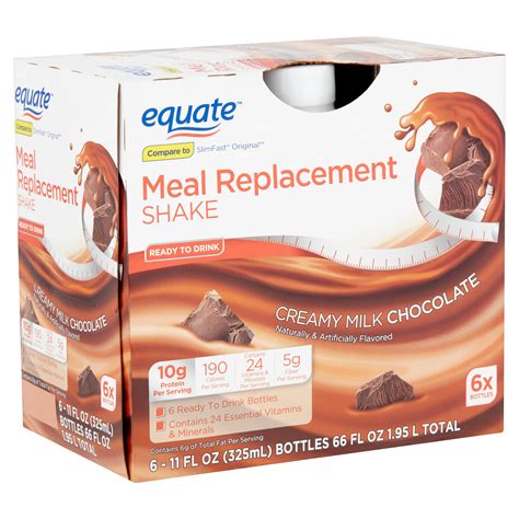 equate meal replacement shakes walmart