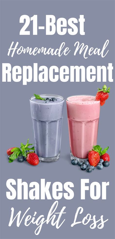 how to make meal replacement shakes